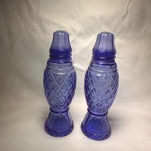Elegant Blue Glass Vases